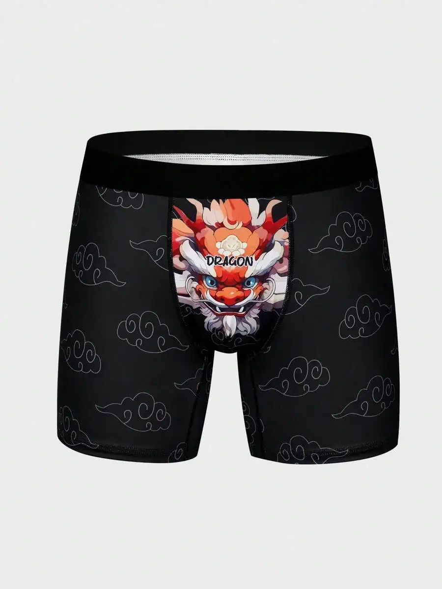 Mens Dragon And Cloud Print Boxer Shorts
Mens Dragon And Cloud Print Boxer Shorts