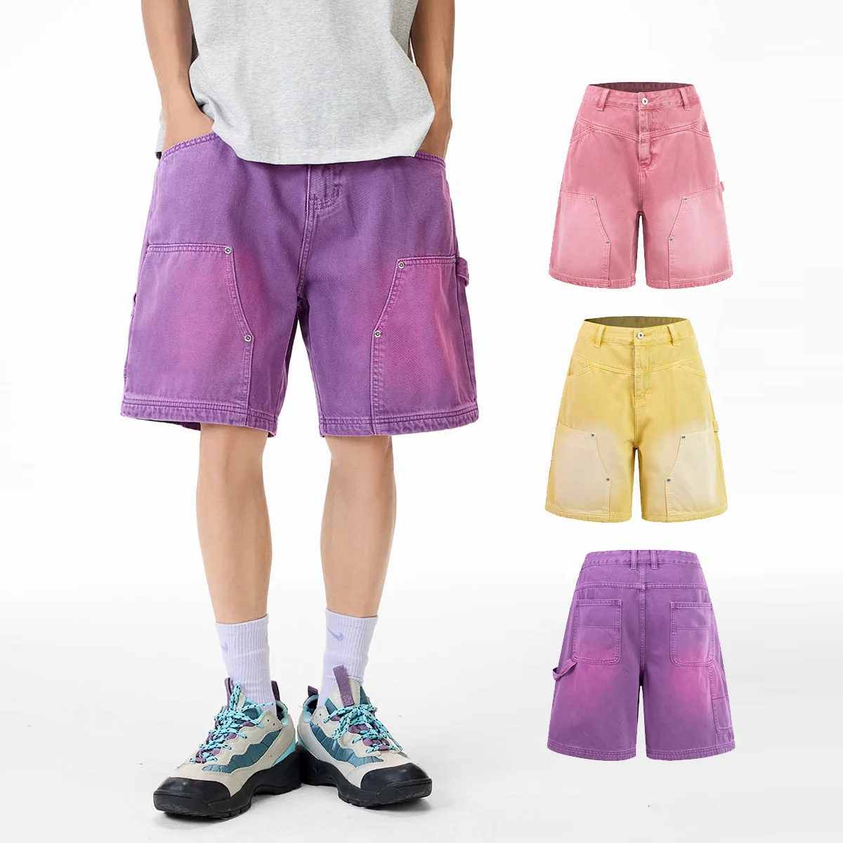 Heavy Water Wash Cotton Jeans Shorts Men American Streetwear Loose Casual Wide Leg Baggy Shorts Jeans Cityboy Short Pants
Heavy Water Wash Cotton Jeans Shorts Men American Streetwear Loose Casual Wide Leg Baggy Shorts Jeans Cityboy Short Pants