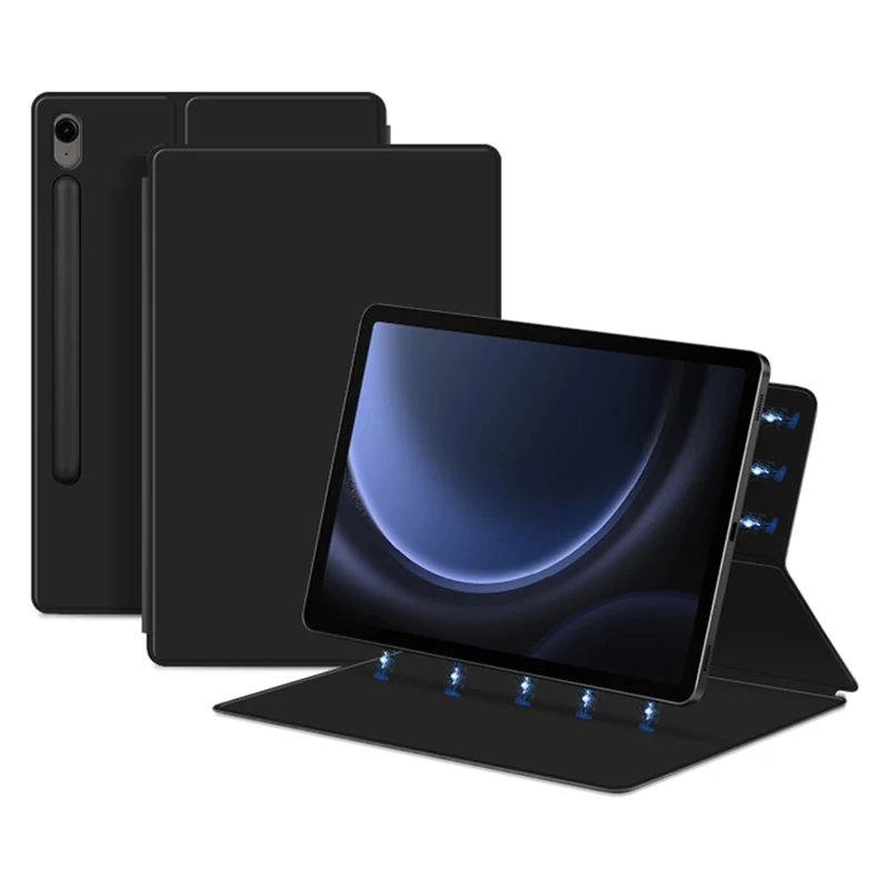 Чехол для планшета Samsung Galaxy Tab S9 FE с магнитной подставкой из искусственной кожи
Чехол для планшета Samsung Galaxy Tab S9 FE с магнитной подставкой из искусственной кожи