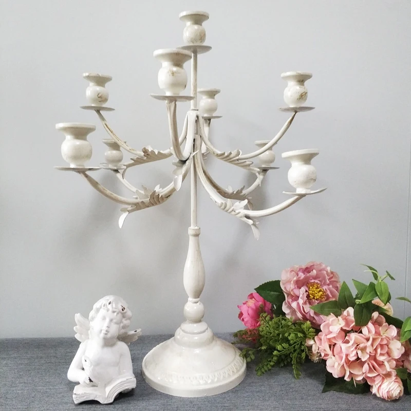 Metal White Candle Holder Exquisite Iron Frame Banquet Candelabro Living Room Beautiful Hogar Decoraciones Centerpiece CY50CS
Metal White Candle Holder Exquisite Iron Frame Banquet Candelabro Living Room Beautiful Hogar Decoraciones Centerpiece CY50CS