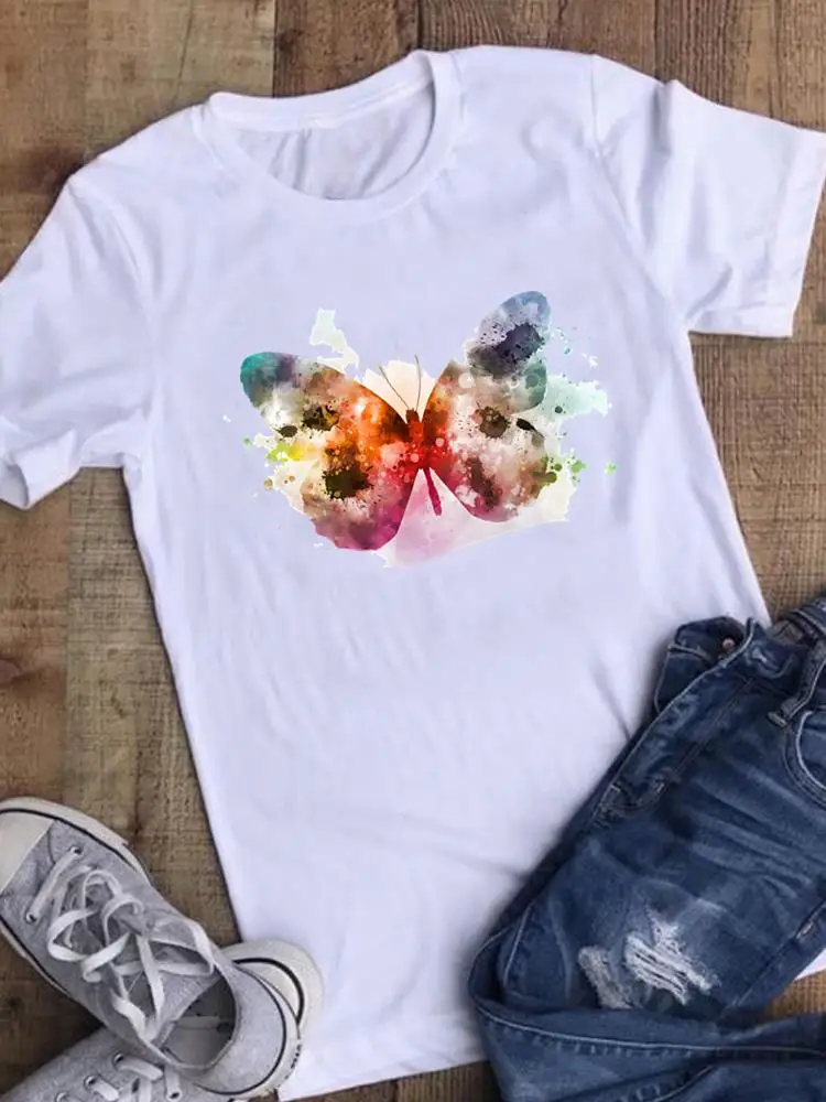 Short Sleeve Print Fashion T Clothing Ladies Women Watercolor Sweet 90s Casual Female T-shirts Clothes Graphic Tee
Short Sleeve Print Fashion T Clothing Ladies Women Watercolor Sweet 90s Casual Female T-shirts Clothes Graphic Tee