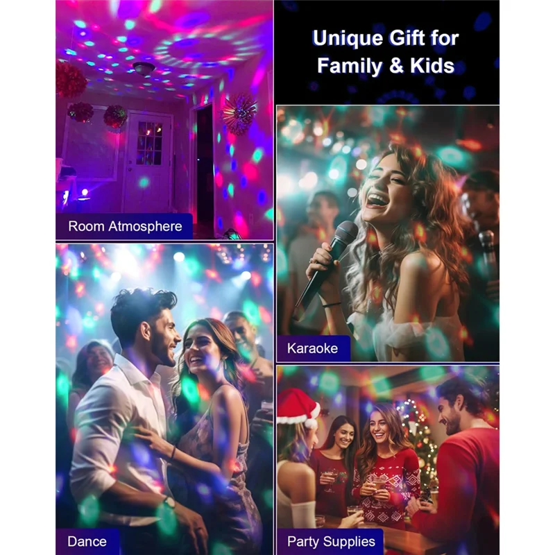 AB41-Portable Sound Activated Party Lights Indoor Outdoor,Disco Ball Strobe Karaokelight Supplies For Christmas Halloween(EU) EU
AB41-Portable Sound Activated Party Lights Indoor Outdoor,Disco Ball Strobe Karaokelight Supplies For Christmas Halloween(EU) EU