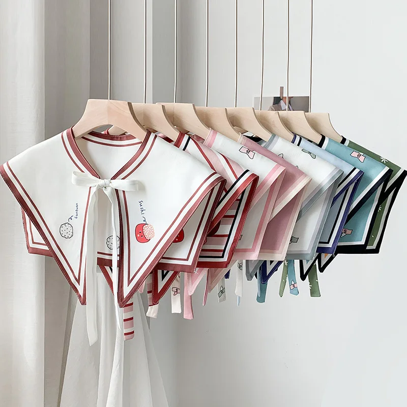 Cape Fake Collar Shawl Summer Outdoor Decoration Women Thin Versatile Printed Scarf Shirt Fashionable Sun Protection Shawl
Cape Fake Collar Shawl Summer Outdoor Decoration Women Thin Versatile Printed Scarf Shirt Fashionable Sun Protection Shawl