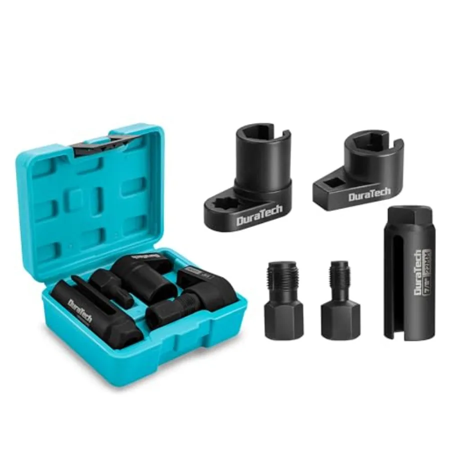 5PCS O2 Oxygen Sensor Socket Thread Chaser Set 3/8 1/2 Drive x 7/8 22mm Oxygen Sensor Remover O2 Sensor Removal Tool Kit
5PCS O2 Oxygen Sensor Socket Thread Chaser Set 3/8 1/2 Drive x 7/8 22mm Oxygen Sensor Remover O2 Sensor Removal Tool Kit