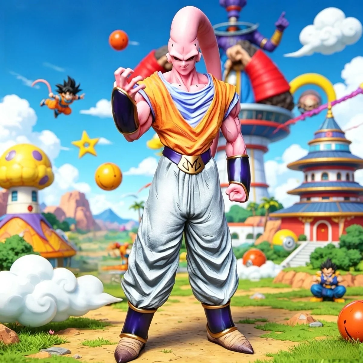 Hot YS Statue Anime Dragon Ball Z Gohan Buu Figure Majin Buu 39cm/15.35inch Action Figures Collection Model Toys Festival Gifts
Hot YS Statue Anime Dragon Ball Z Gohan Buu Figure Majin Buu 39cm/15.35inch Action Figures Collection Model Toys Festival Gifts