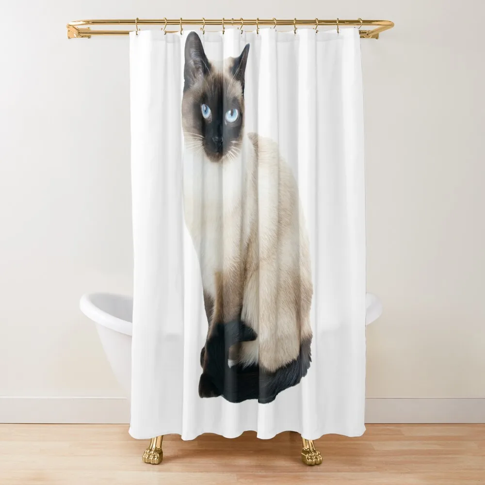 Siamese Cat Portrait Shower Curtain Waterproof Bathroom Shower Modern Accessory Bathrooms Curtain
Siamese Cat Portrait Shower Curtain Waterproof Bathroom Shower Modern Accessory Bathrooms Curtain