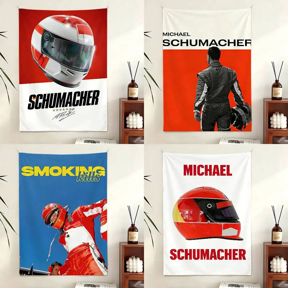 Racing Driver M-Michael S-Schumacher Flags Wall Hanging Tapestry Outdoor Garage Room Decorative flag Background Blanket
Racing Driver M-Michael S-Schumacher Flags Wall Hanging Tapestry Outdoor Garage Room Decorative flag Background Blanket