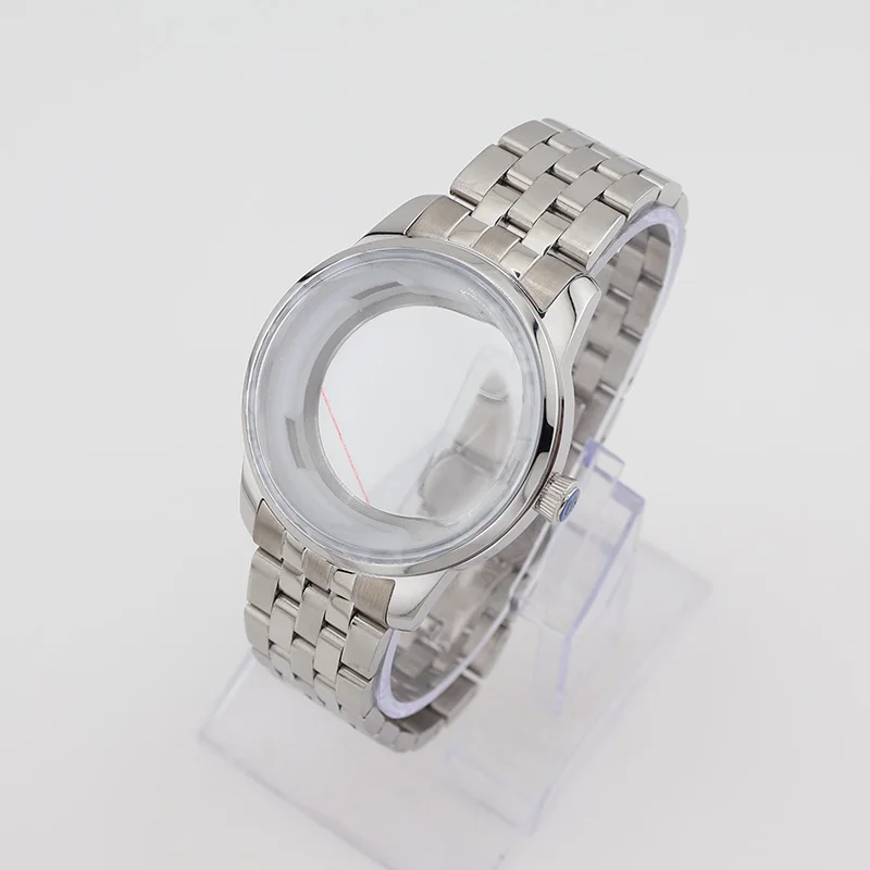 40MM Presage Silver Gold Rose Steel Bracelet Watch Case NH35 for Seiko GMT Men Wrist Mechanical Replacement Parts
40MM Presage Silver Gold Rose Steel Bracelet Watch Case NH35 for Seiko GMT Men Wrist Mechanical Replacement Parts
