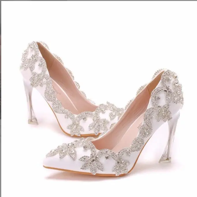 White Diamond wedding shoe Pumps New arrival womens wedding shoes Bride High heels platform shoes for woman party dress shoes
White Diamond wedding shoe Pumps New arrival womens wedding shoes Bride High heels platform shoes for woman party dress shoes