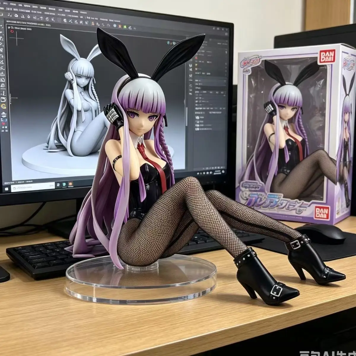 Danganronpa Kirigiri Kyoko Bunny Girl Figure 1/4 Scale Black Stockings Sitting Pose Anime Model Desktop Decoration Gift
Danganronpa Kirigiri Kyoko Bunny Girl Figure 1/4 Scale Black Stockings Sitting Pose Anime Model Desktop Decoration Gift