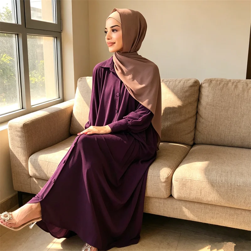 Modest Abaya Women Batwing Sleeve Dress Eid Ramadan Prayer Garment Islamic Clothing Arabic Robe Turkey Kaftan Gown Caftan Kebaya
Modest Abaya Women Batwing Sleeve Dress Eid Ramadan Prayer Garment Islamic Clothing Arabic Robe Turkey Kaftan Gown Caftan Kebaya