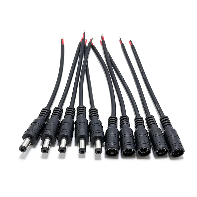 20pcs 5.5x2.1 Plug DC male or Female Cable Wire Connector For 3528 5050 LED Strip Light
20pcs 5.5x2.1 Plug DC male or Female Cable Wire Connector For 3528 5050 LED Strip Light