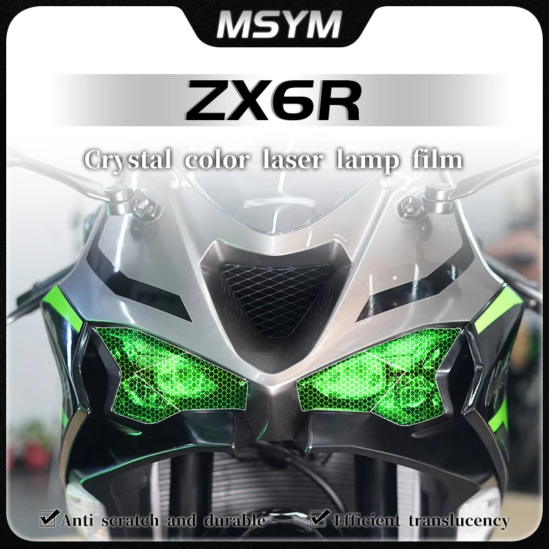 For Kawasaki ZX-6R ZX 6R ZX6R zx6r zx6 r 2024 Headlight and taillight film honeycomb laser sticker protective film accessories
For Kawasaki ZX-6R ZX 6R ZX6R zx6r zx6 r 2024 Headlight and taillight film honeycomb laser sticker protective film accessories