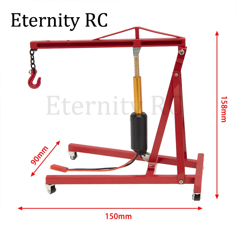 Metal Electric 1/8 1/10 Engine Crane Hanger Universal for SCX10 Rock Crawler Crane Jacks Lifting Tools Decorations Accessory
Metal Electric 1/8 1/10 Engine Crane Hanger Universal for SCX10 Rock Crawler Crane Jacks Lifting Tools Decorations Accessory