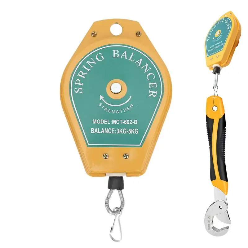 Retractable Spring Balancer Screwdriver Hanging Torque Wrench Hanger Steel Wire Rope Measuring Tool Holder Ergonomic Balance
Retractable Spring Balancer Screwdriver Hanging Torque Wrench Hanger Steel Wire Rope Measuring Tool Holder Ergonomic Balance