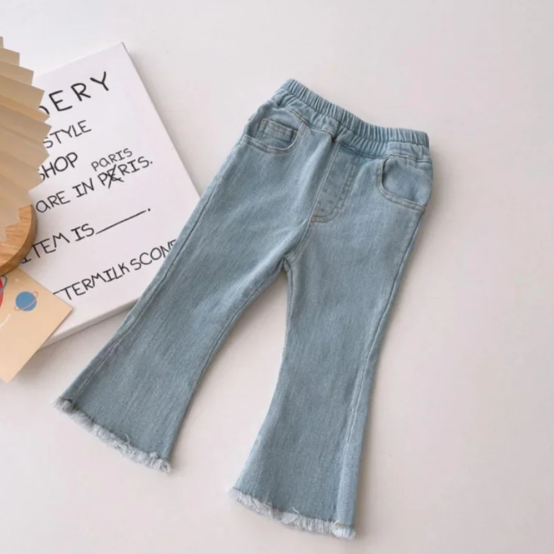 New Spring and Autumn Girls' Jeans Flare Pants Baby Stretch Pants Children's Casual Pants Outwear Girls
New Spring and Autumn Girls' Jeans Flare Pants Baby Stretch Pants Children's Casual Pants Outwear Girls