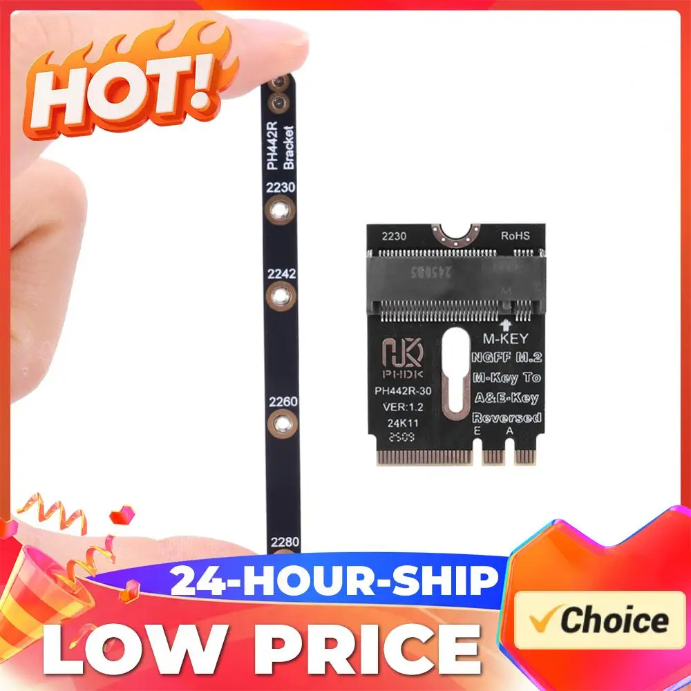 Адаптер M.2 A+E для NVMe SSD, переходник A/E Key на M Key, карта-райзер PCIe 4.0 с кронштейном, интерфейс M2 WIFI для NVMe SSD 2230, 2242, 2260, 2280
Адаптер M.2 A+E для NVMe SSD, переходник A/E Key на M Key, карта-райзер PCIe 4.0 с кронштейном, интерфейс M2 WIFI для NVMe SSD 2230, 2242, 2260, 2280