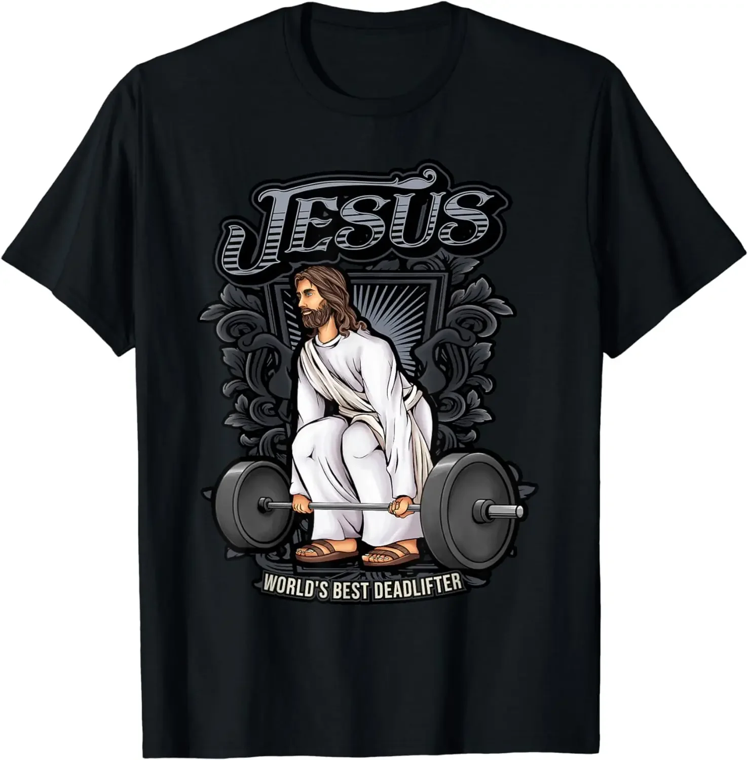 CX Funny Jesus Christian Weight Lifting Men Women Gym Gag Gifts T-Shirt Streetwear Clothing Tops Camisetas
CX Funny Jesus Christian Weight Lifting Men Women Gym Gag Gifts T-Shirt Streetwear Clothing Tops Camisetas