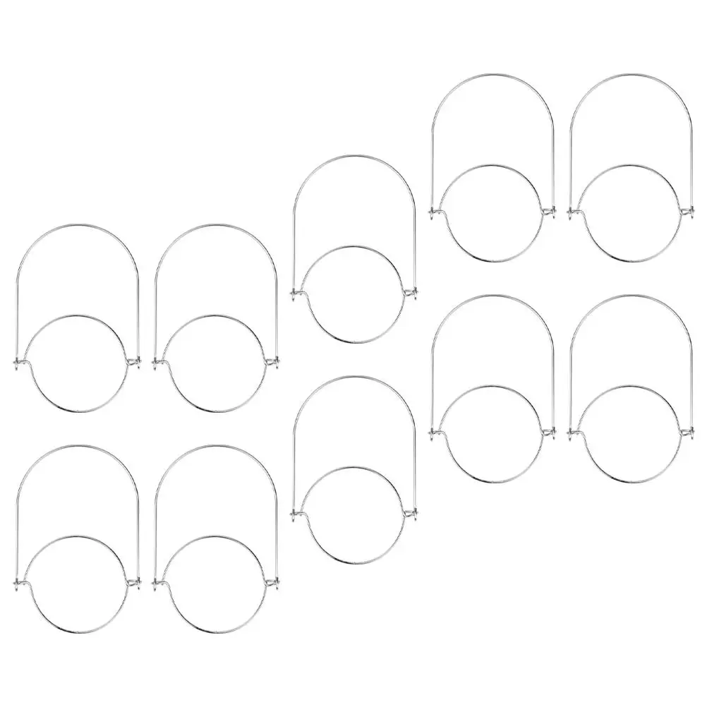 10 Pcs Stainless Steel Handles Smooth Grip Decorative Hooks for Canning Jars Glass Bottles Hanging Hangers Jar
10 Pcs Stainless Steel Handles Smooth Grip Decorative Hooks for Canning Jars Glass Bottles Hanging Hangers Jar