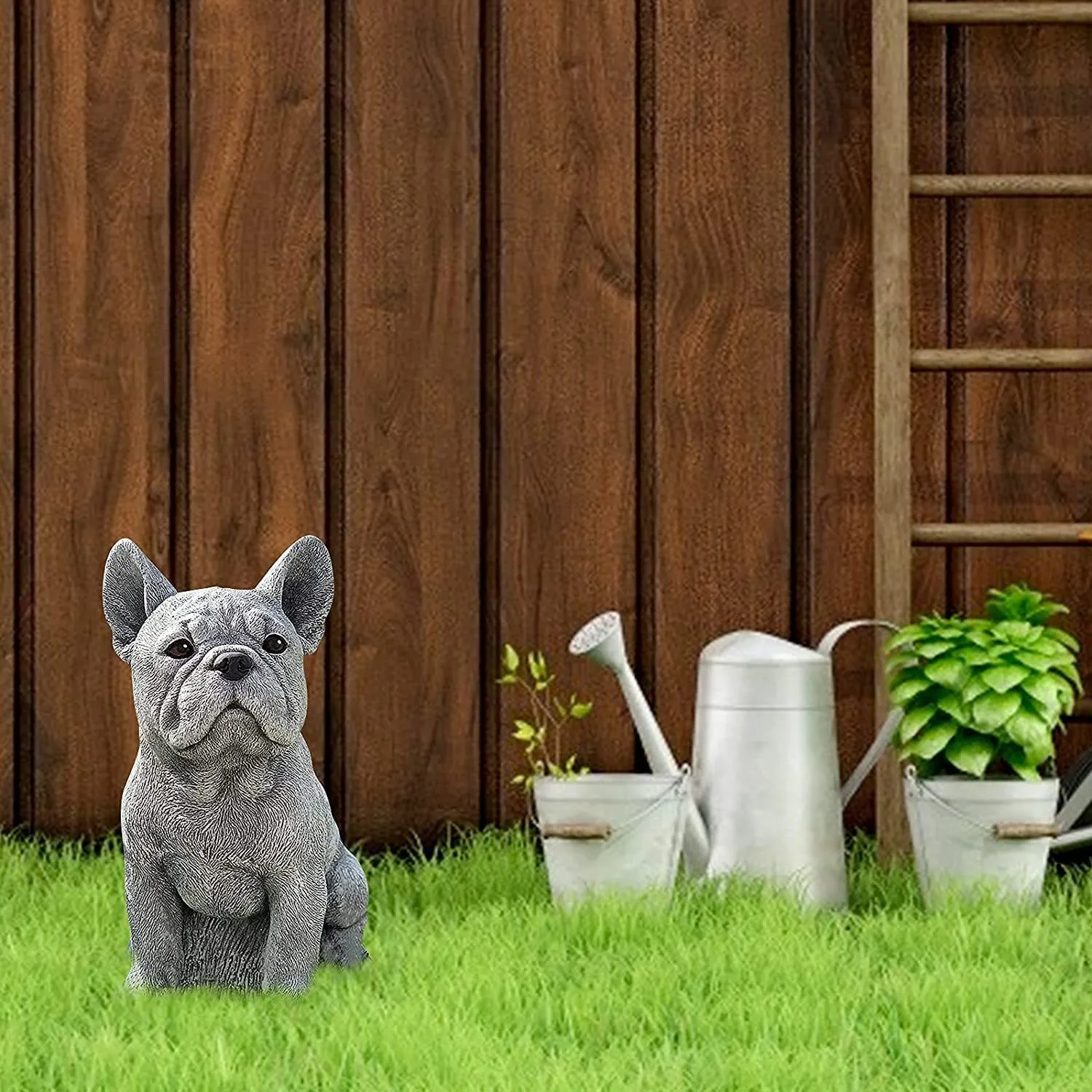 Resin handicrafts, simulated French bulldog, sitting dog, garden landscape, garden ornaments, pet ornaments
Resin handicrafts, simulated French bulldog, sitting dog, garden landscape, garden ornaments, pet ornaments