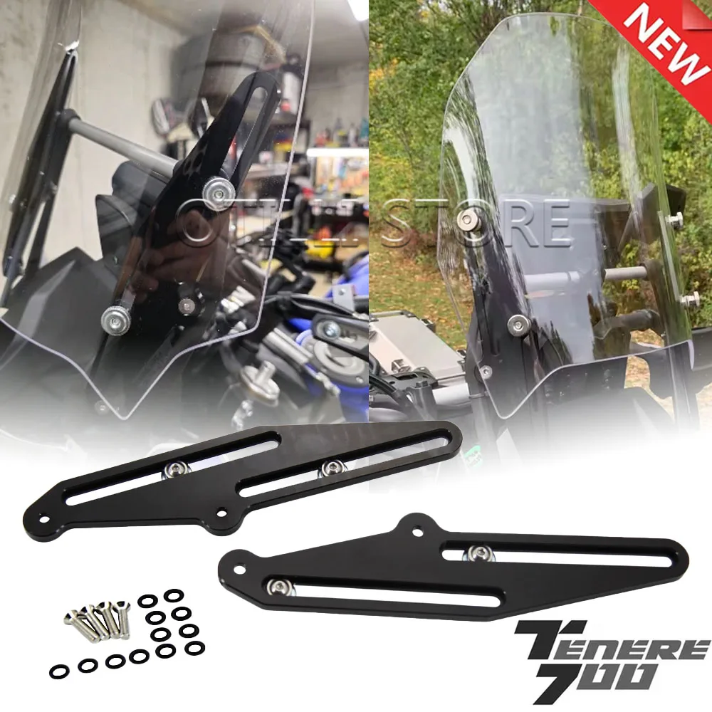 New Windscreen Adjusters For Yamaha Tenere 700 XTZ 700 XT700Z T700 2019-2024 Motorcycle Support Holder Kits Windshield Bracket
New Windscreen Adjusters For Yamaha Tenere 700 XTZ 700 XT700Z T700 2019-2024 Motorcycle Support Holder Kits Windshield Bracket