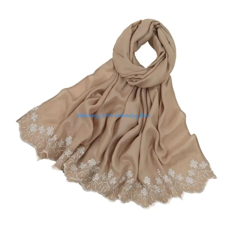573B Stylish Muslims Scarf Women Hijab Scarf With Embroidery Flower Islamic Shawl Wrap
573B Stylish Muslims Scarf Women Hijab Scarf With Embroidery Flower Islamic Shawl Wrap