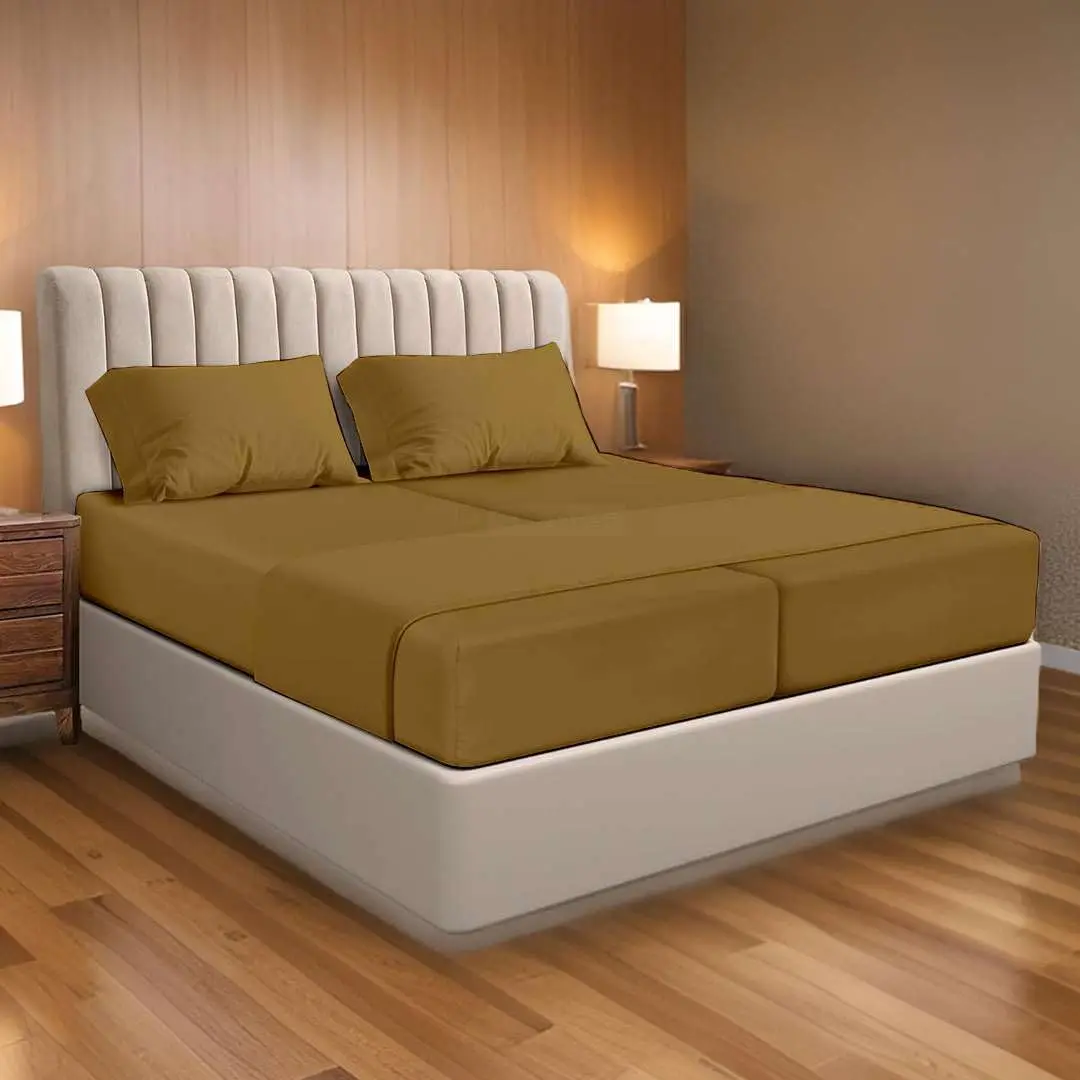 Split California King Sheets - 5 Piece Adjustable Split Bed Sheet Set - 100% Egyptian Cotton - Upto 16 H Deep Pocket - Extra
Split California King Sheets - 5 Piece Adjustable Split Bed Sheet Set - 100% Egyptian Cotton - Upto 16 H Deep Pocket - Extra