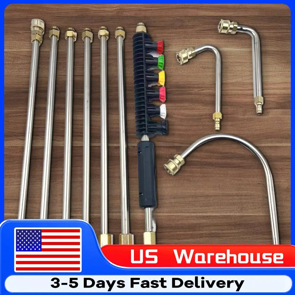 Набор из 10 насадок для мойки высокого давления: 6 регулируемых форсунок, 4000 фунтов на кв. дюйм, быстроразъемное соединение 1/4 дюйма
Набор из 10 насадок для мойки высокого давления: 6 регулируемых форсунок, 4000 фунтов на кв. дюйм, быстроразъемное соединение 1/4 дюйма