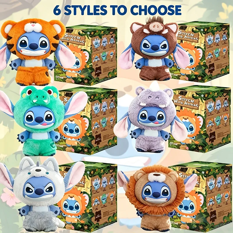 1/2/4/6pcs Stitch Wild Animal Series Blind Box Figurine Cute Plush Doll Stitch Mystery Box Toy Surprise Birthday Gift for Fans
1/2/4/6pcs Stitch Wild Animal Series Blind Box Figurine Cute Plush Doll Stitch Mystery Box Toy Surprise Birthday Gift for Fans 