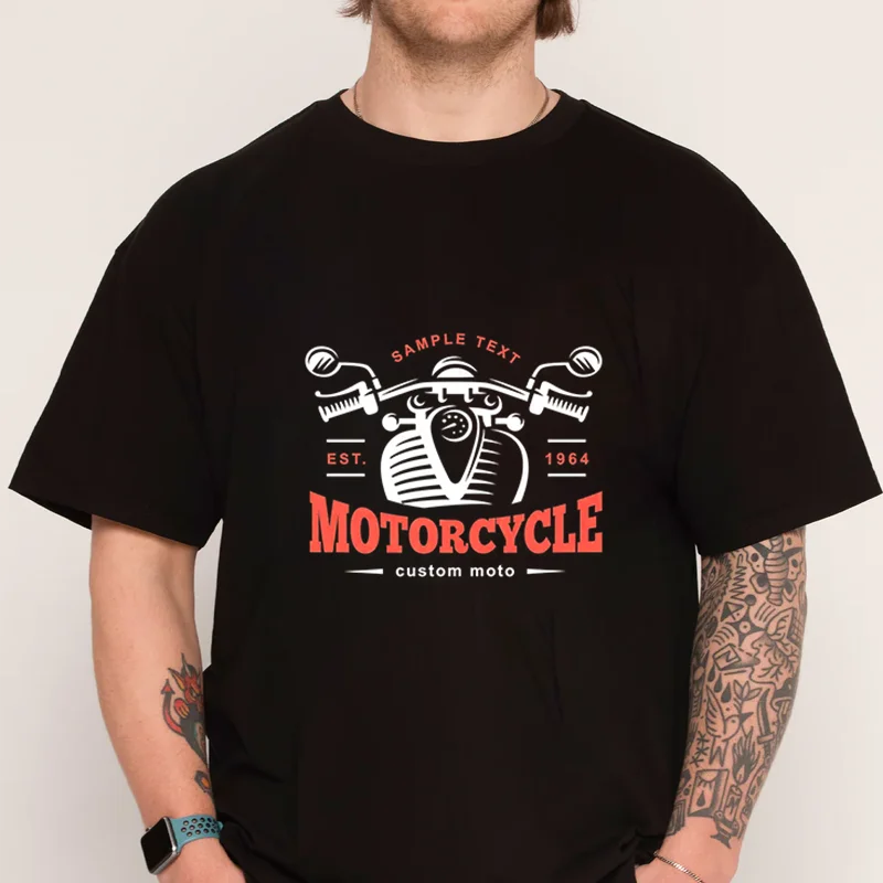 Винтажная мотоциклетная футболка, новая модная хлопковая мужская повседневная футболка с коротким рукавом и круглым вырезом с принтом
Винтажная мотоциклетная футболка, новая модная хлопковая мужская повседневная футболка с коротким рукавом и круглым вырезом с принтом