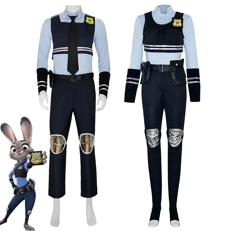 Halloween Costume Crazy Animal City Rabbit Officer Judy Cosplay Anime Performance Women's Outfit Student School Uniform
Halloween Costume Crazy Animal City Rabbit Officer Judy Cosplay Anime Performance Women's Outfit Student School Uniform