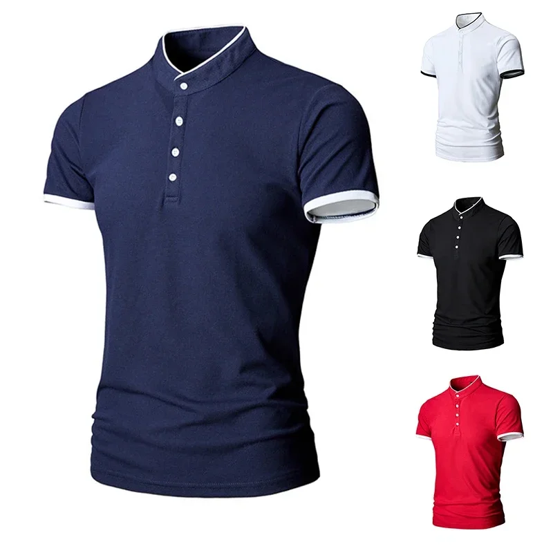 New Men's Business Casual POLO Short Sleeved Smooth and Wrinkle Resistant Comfortable Top
New Men's Business Casual POLO Short Sleeved Smooth and Wrinkle Resistant Comfortable Top