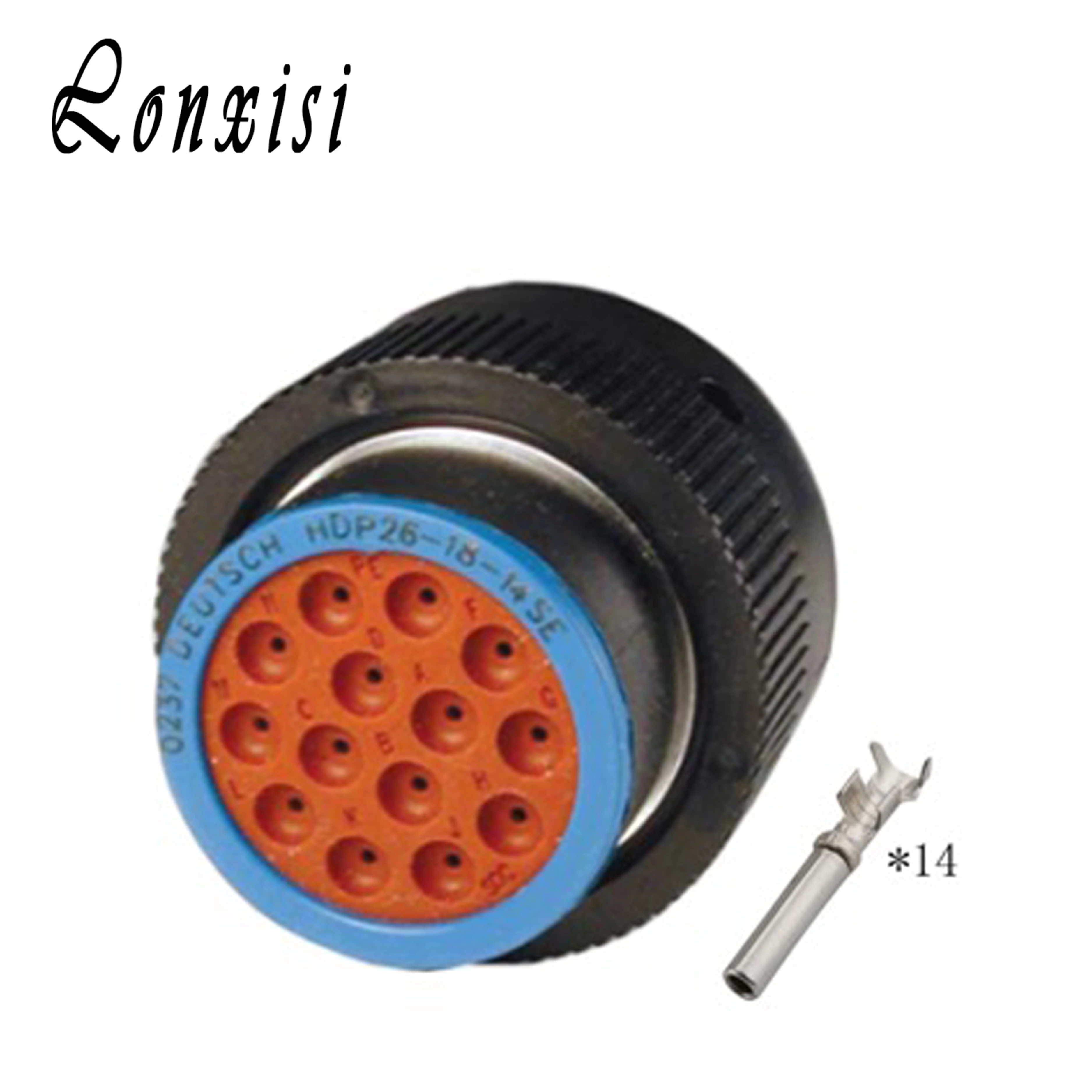 1/5 Sets 14 Pin DEUTSCH HDP26-18-14SE HDP24-18-14PE Authentic Male Female Connector Plasti Waterproof Socket With Terminal
1/5 Sets 14 Pin DEUTSCH HDP26-18-14SE HDP24-18-14PE Authentic Male Female Connector Plasti Waterproof Socket With Terminal