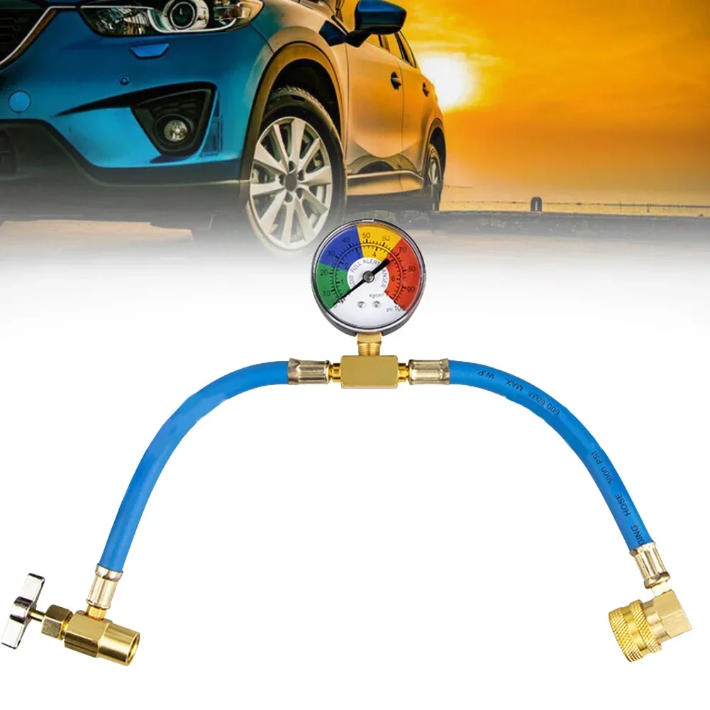 For R134A Car Air Conditioning Recharge Measure Kit Gas Gauge With Filling Hose Car Air Conditioning Recharge Measure Kit
For R134A Car Air Conditioning Recharge Measure Kit Gas Gauge With Filling Hose Car Air Conditioning Recharge Measure Kit