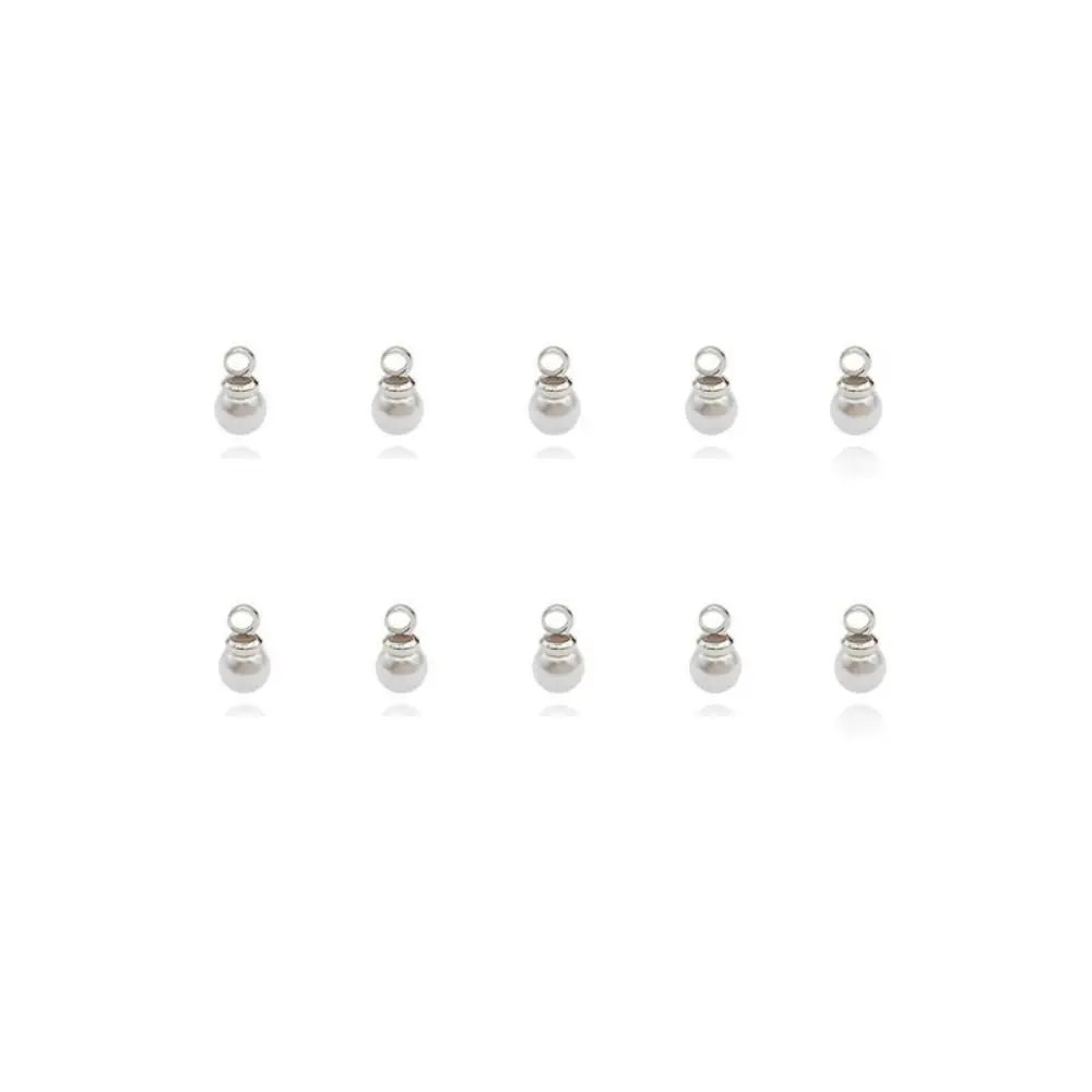 10PCS Trendy Clothes Decor Artificial Pearl Handmade ABS Imitation Pearl Gold Round DIY Dangle Earrings Pendant Men
10PCS Trendy Clothes Decor Artificial Pearl Handmade ABS Imitation Pearl Gold Round DIY Dangle Earrings Pendant Men