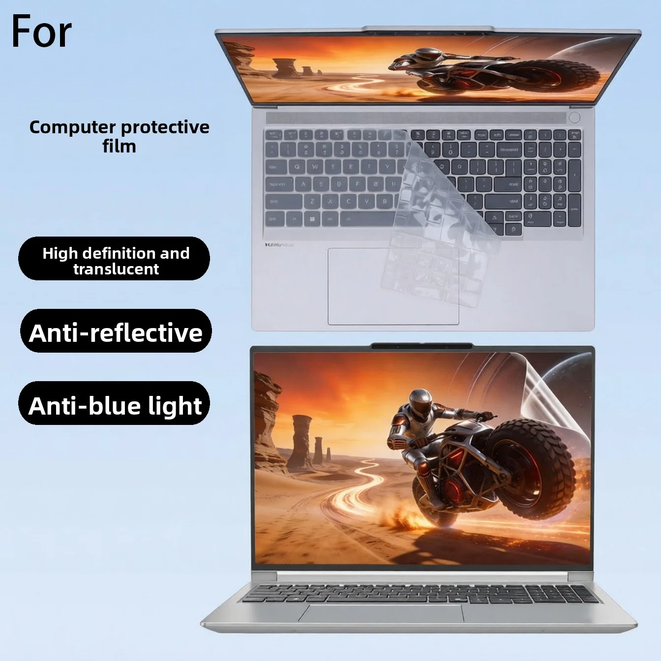 For 16-inch Lenovo ThinkBook 16 G9/G8/G7 notebook screen film keyboard cover anti-glare and blue light protection film
For 16-inch Lenovo ThinkBook 16 G9/G8/G7 notebook screen film keyboard cover anti-glare and blue light protection film