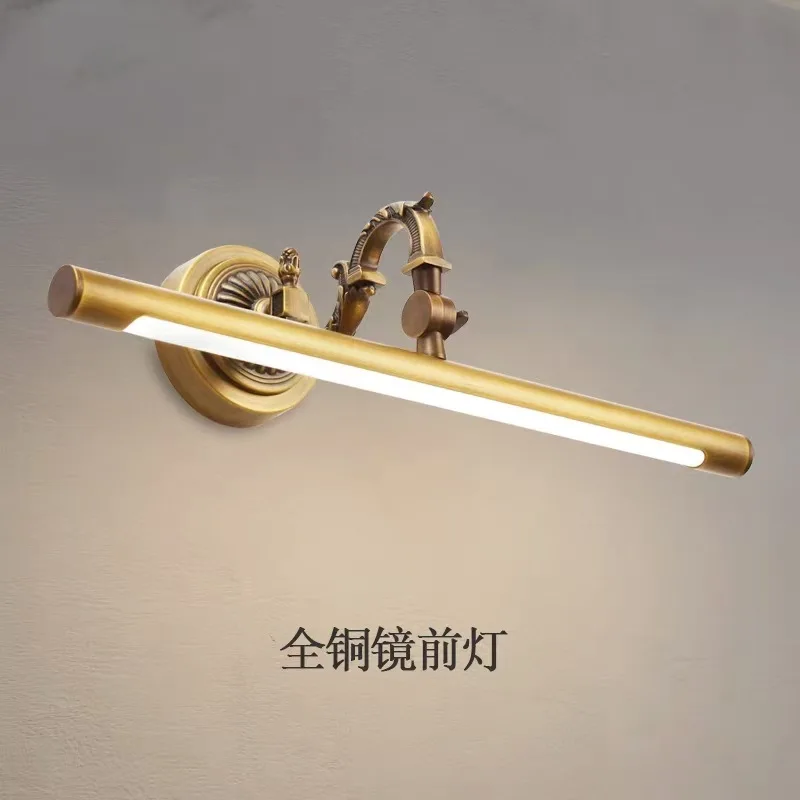 LED non-punching bathroom American retro bathroom mirror cabinet light Nordic dressing
LED non-punching bathroom American retro bathroom mirror cabinet light Nordic dressing