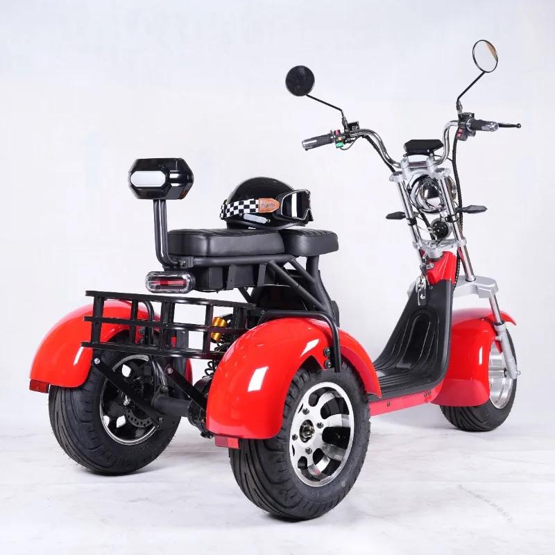 US Warehouse Hot Selling 3 Wheels Fat Tire Tricycle 60v 1500w/2000w/3000w 3 Wheel Electric Scooter for Adult
US Warehouse Hot Selling 3 Wheels Fat Tire Tricycle 60v 1500w/2000w/3000w 3 Wheel Electric Scooter for Adult