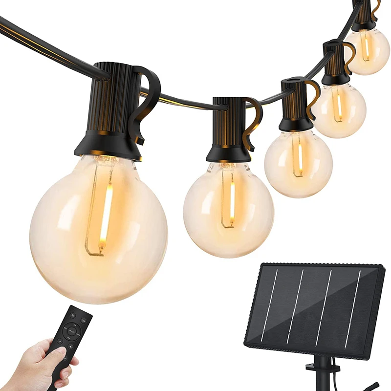 Solar Patio String Lights with 25 Shatterproof Bulbs Outdoor Waterproof Patio Garden Solar Powered Lights String
Solar Patio String Lights with 25 Shatterproof Bulbs Outdoor Waterproof Patio Garden Solar Powered Lights String