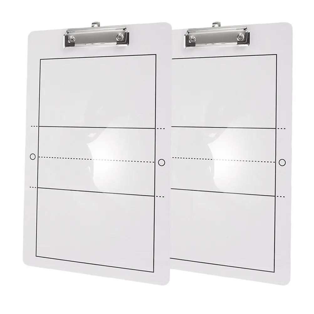 2Pcs Volleyball Coaching Board PVC Portable Lightweight Erasable Tactical Training Board for Coaches Indoor Outdoor Match
2Pcs Volleyball Coaching Board PVC Portable Lightweight Erasable Tactical Training Board for Coaches Indoor Outdoor Match