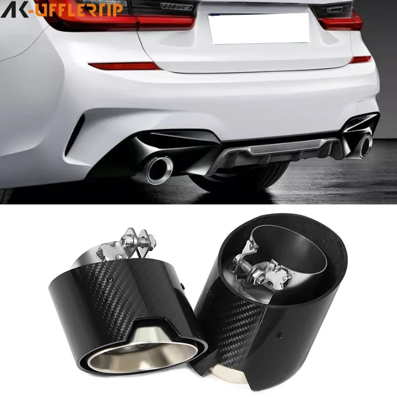 Suitable for BMW G20 G21 320d 320i 330i MP Carbon Fiber Tail Throat Exhaust Nozzle Muffler
Suitable for BMW G20 G21 320d 320i 330i MP Carbon Fiber Tail Throat Exhaust Nozzle Muffler
