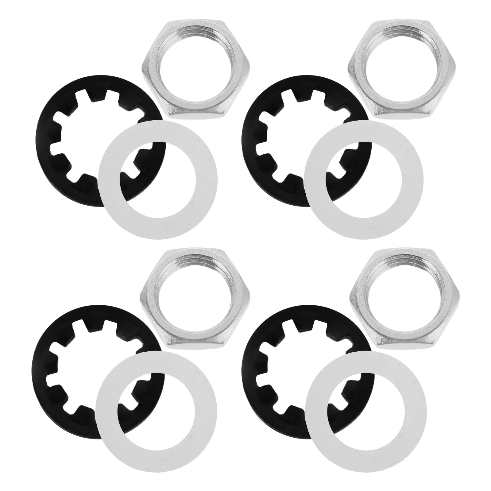 4 set 4 Sets Electric Guitar Accessories Durable Potentiometer Nuts Socket Washers Metal Gaskets Bass Parts
4 set 4 Sets Electric Guitar Accessories Durable Potentiometer Nuts Socket Washers Metal Gaskets Bass Parts