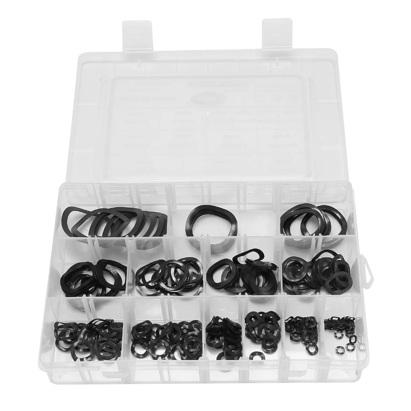320Pcs Carbon Steel Compression Type Wavy Wave Crinkle Spring Three Wave Washers Assortment Kit
320Pcs Carbon Steel Compression Type Wavy Wave Crinkle Spring Three Wave Washers Assortment Kit