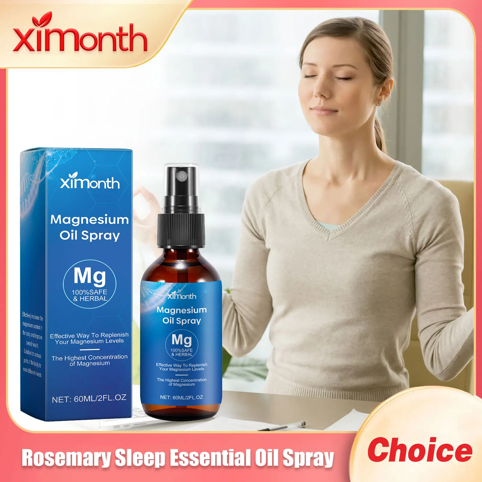 Rosemary Sleep Essential Oil Spray Relieve Muscle Pain Help Sleeping Long Lasting Fresh for Bedding Pillow Body Soothes Oils
Rosemary Sleep Essential Oil Spray Relieve Muscle Pain Help Sleeping Long Lasting Fresh for Bedding Pillow Body Soothes Oils 