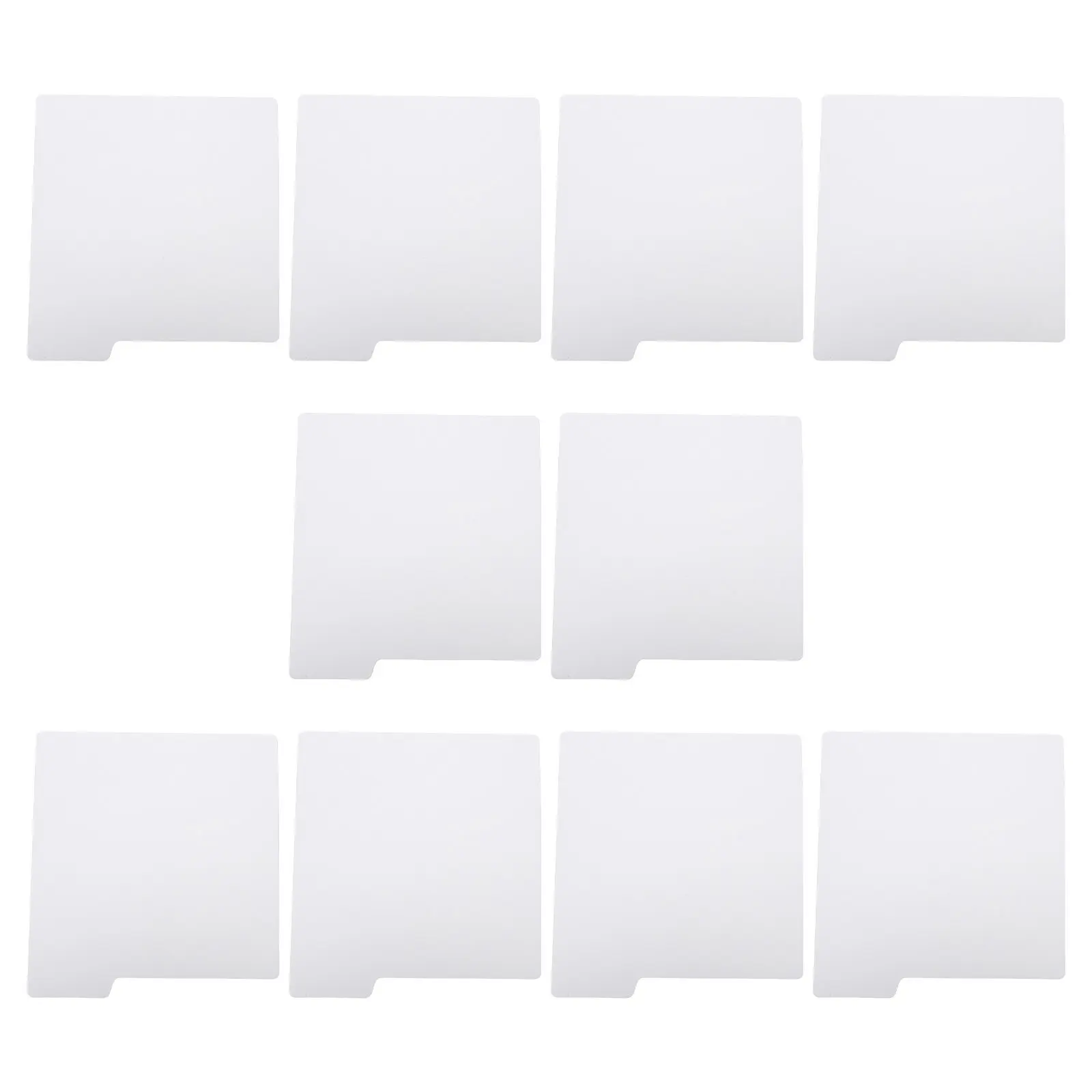 10Pcs Thickened Vinyl Record Divider Cards 0.75mm Plastic Index Cards for Record Album Sorting Vinyl Storage Dividers Shelf
10Pcs Thickened Vinyl Record Divider Cards 0.75mm Plastic Index Cards for Record Album Sorting Vinyl Storage Dividers Shelf