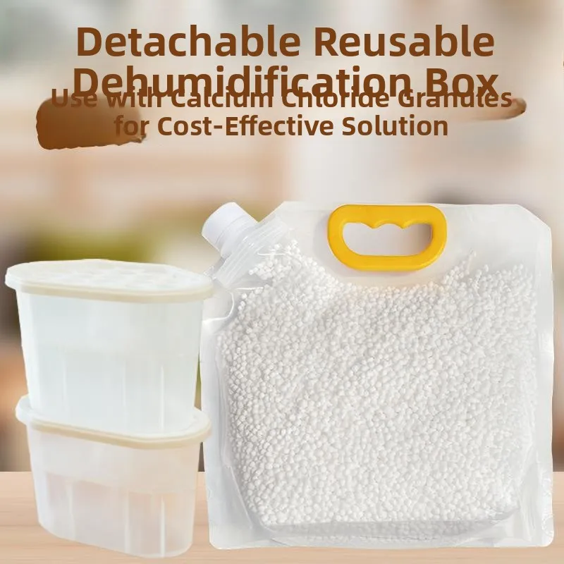 Calcium Chloride Desiccant Replacement Paets for Humidi Control Anti-Mold Durable Moisture Absorbing Refillable Bag
Calcium Chloride Desiccant Replacement Paets for Humidi Control Anti-Mold Durable Moisture Absorbing Refillable Bag