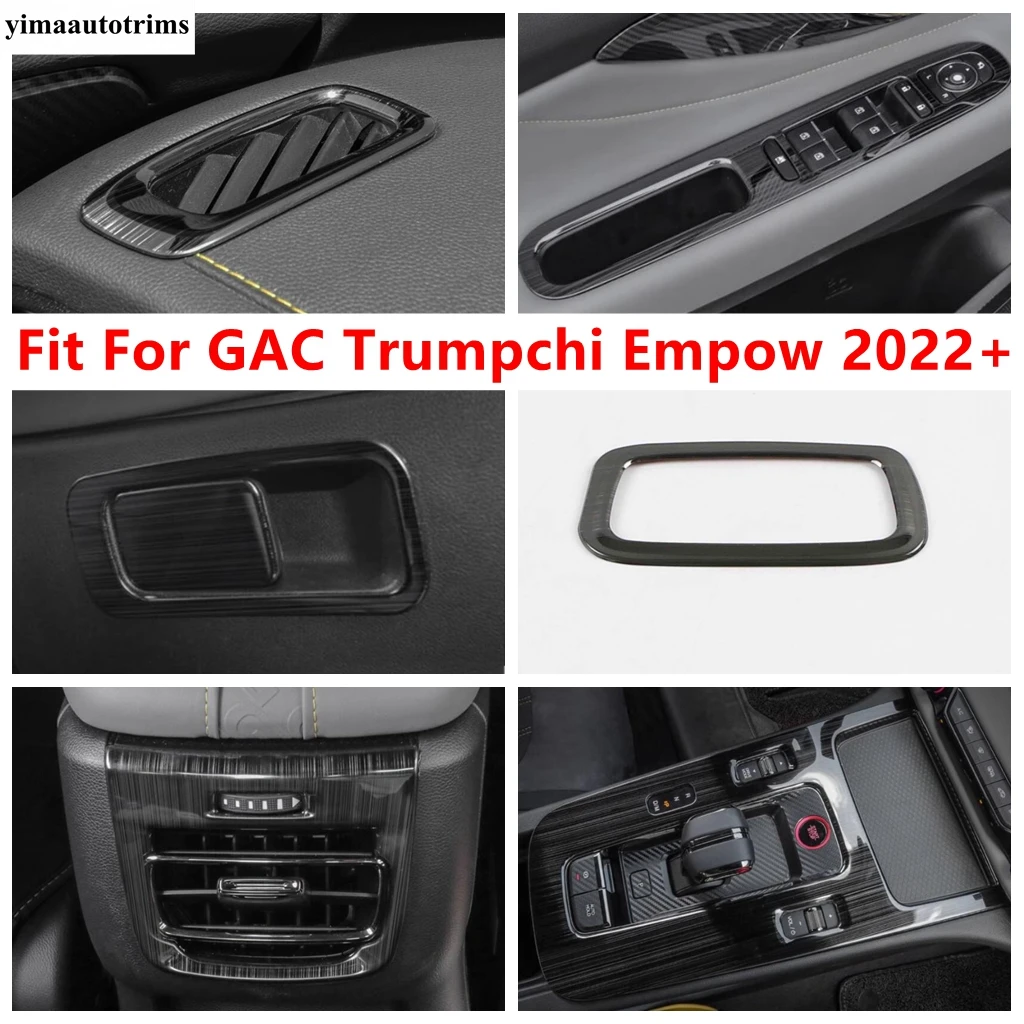 Dashboard Air AC Outlet / Window Lift / Gear Shift Panel / Glove Box Cover Trim Accessories For GAC Trumpchi Empow 2022 - 2024
Dashboard Air AC Outlet / Window Lift / Gear Shift Panel / Glove Box Cover Trim Accessories For GAC Trumpchi Empow 2022 - 2024