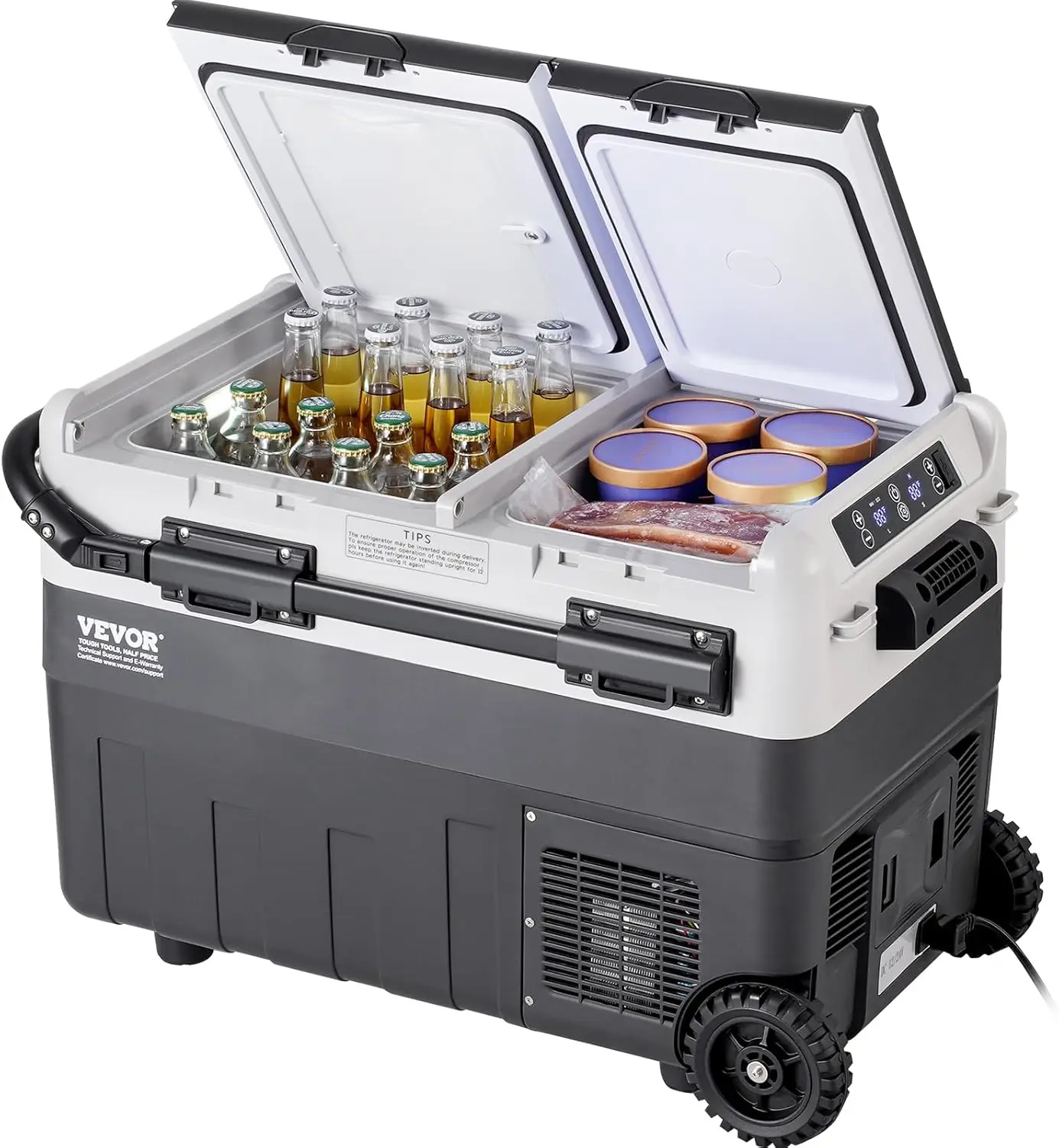 Car Refrigerator 50L 52 8 QT Dual Zone 12 Volt Compressor Fridge 4 to 68 Adjustable Portable Freezer Cooler for Car RV Camping
Car Refrigerator 50L 52 8 QT Dual Zone 12 Volt Compressor Fridge 4 to 68 Adjustable Portable Freezer Cooler for Car RV Camping
