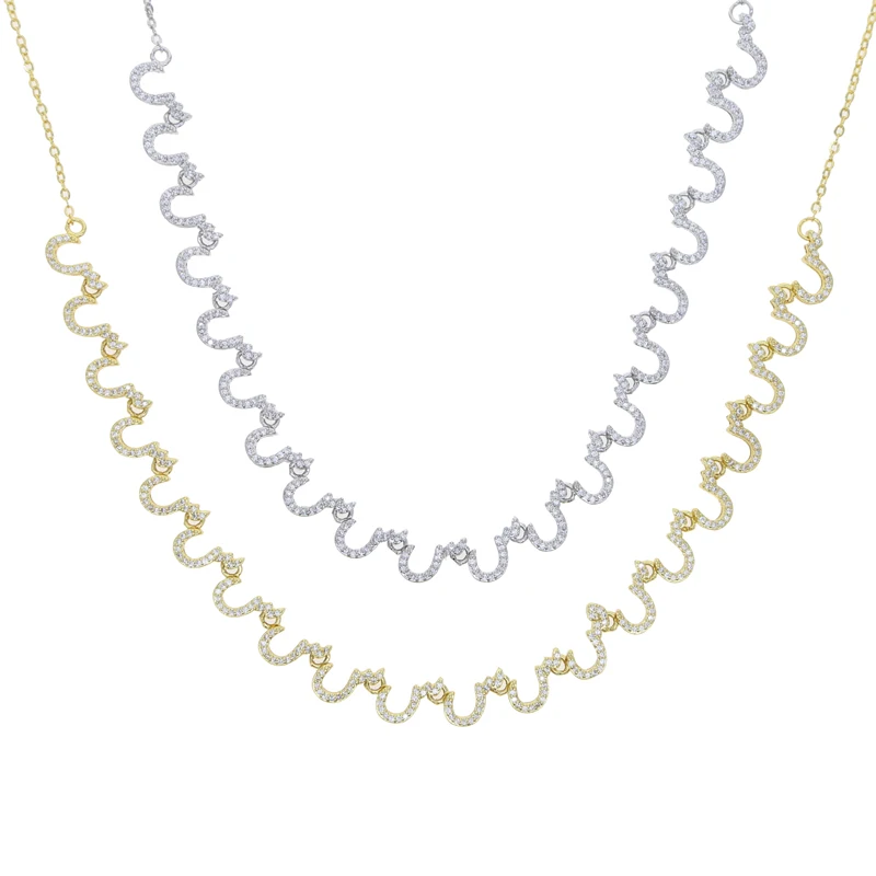 New Arabic Letter Tennis Necklace for Women Paved Cubic Zircon Gold Platnum Plated Color Fashion Jewelry for Anniversary Party
New Arabic Letter Tennis Necklace for Women Paved Cubic Zircon Gold Platnum Plated Color Fashion Jewelry for Anniversary Party