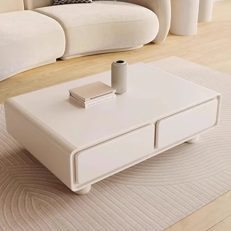 Rounded corner French cream wind white TV cabinet, simple modern coffee table combination, living room household
Rounded corner French cream wind white TV cabinet, simple modern coffee table combination, living room household